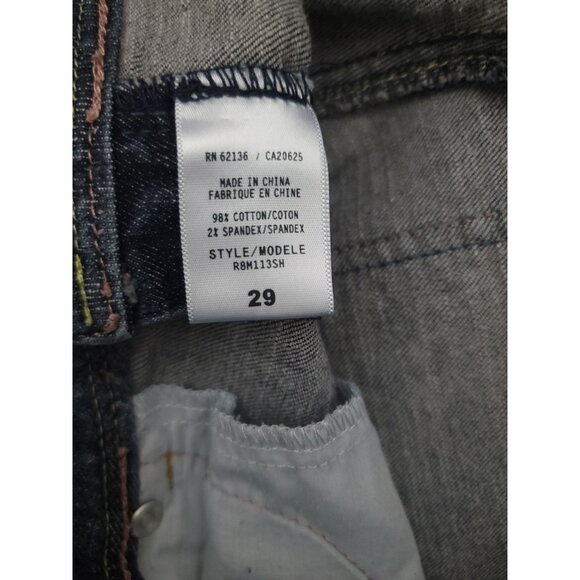 G By Guess Naomi Low Bootcut Blue Jeans Embroidered Pockets Women's Sz 29 - Picture 7 of 8